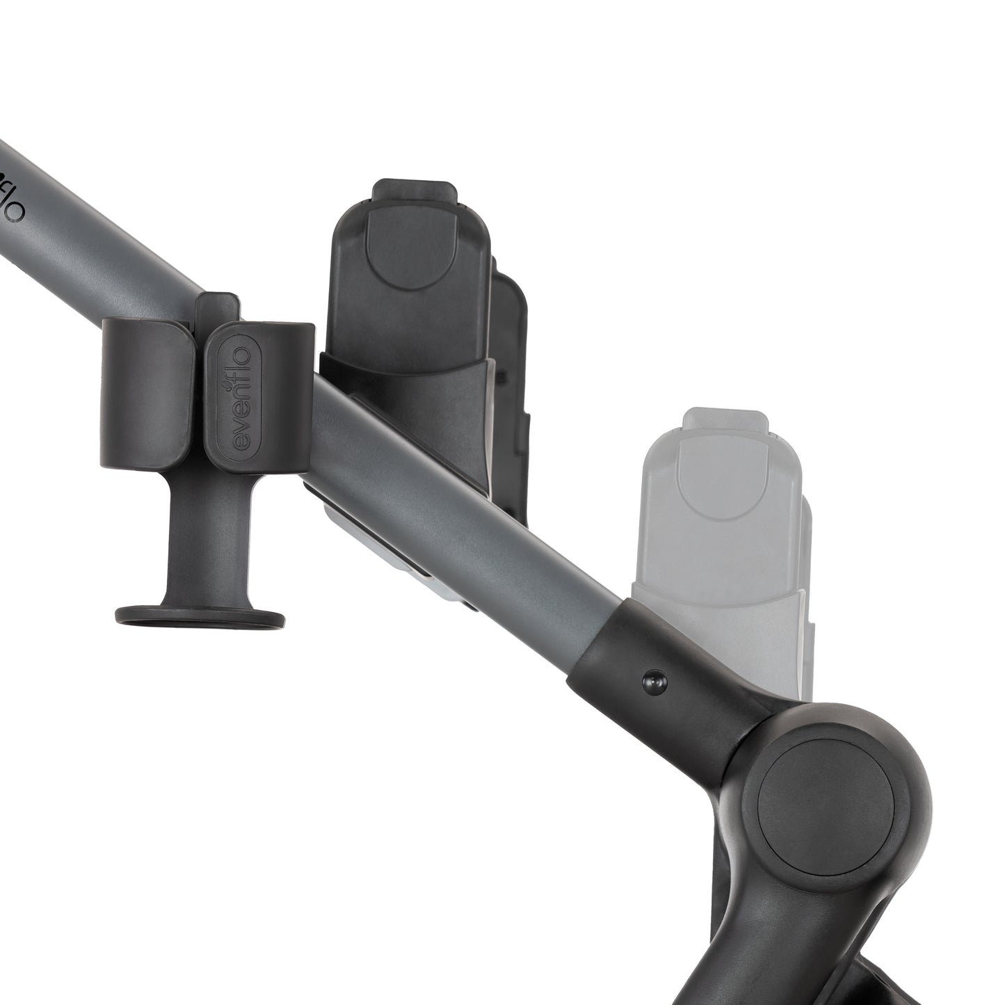 Evenflo Pivot Xpand Modular Stroller slide mount track and cup holder
