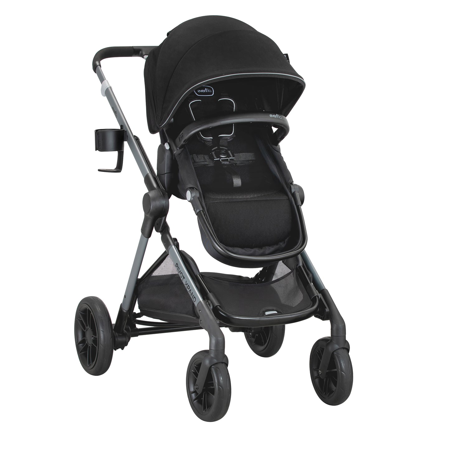 Evenflo Pivot Xpand Modular Stroller in Ayrshire Black