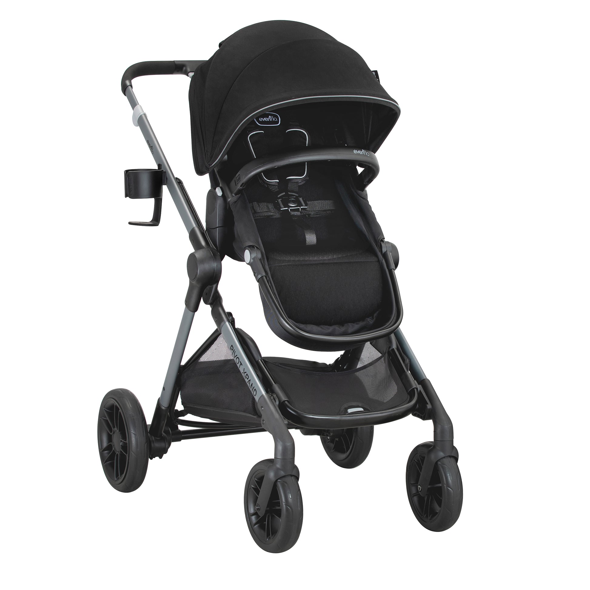 Evenflo Pivot Xpand Modular Stroller in Ayrshire Black