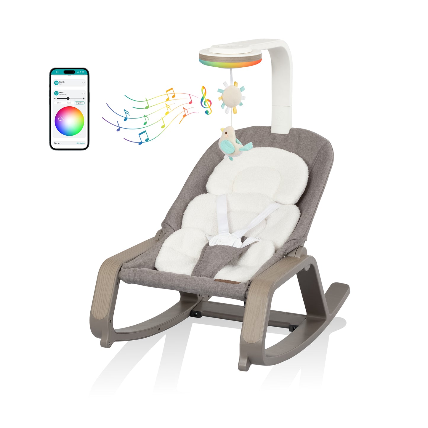 Lyra 2-in-1 Infant to Toddler Rocker (Truffle Taupe)