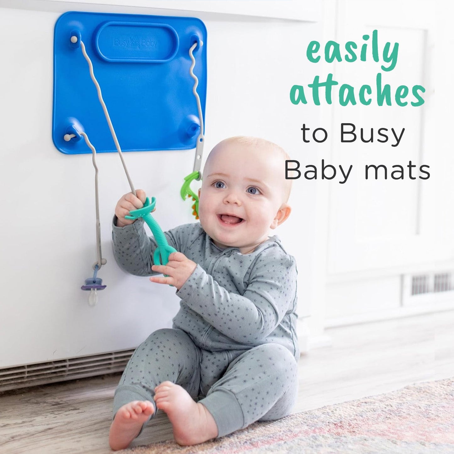 2-in-1 Teether & Training Spoon SPEARMINT
