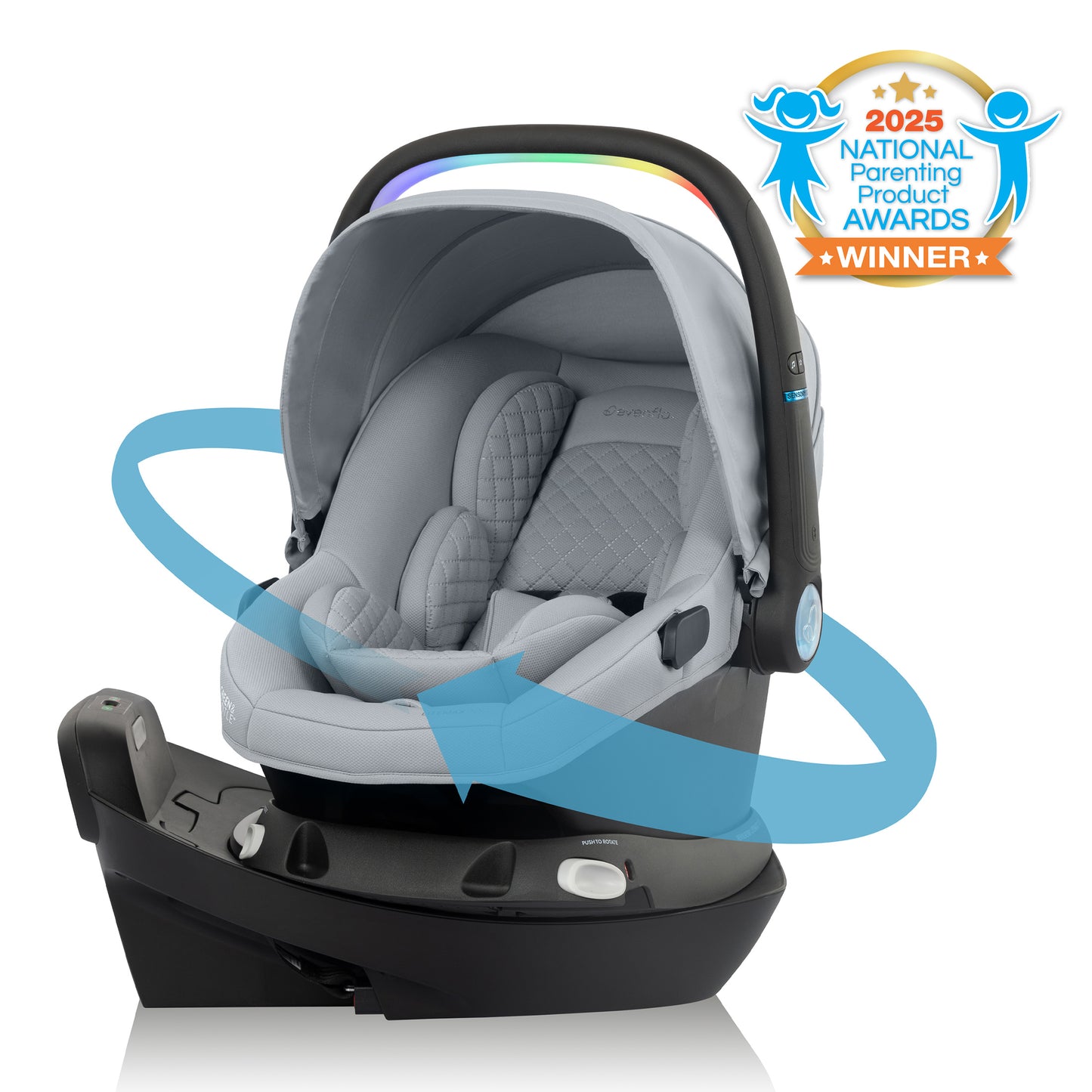 Revolve180 LiteMax NXT Rotational Infant Car Seat with SensorySoothe