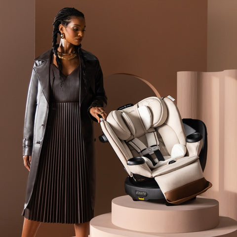 Limited Edition Revolve360 Extend All-in-One Rotational Car Seat with Green & Gentle Fabric - Feature Image 3