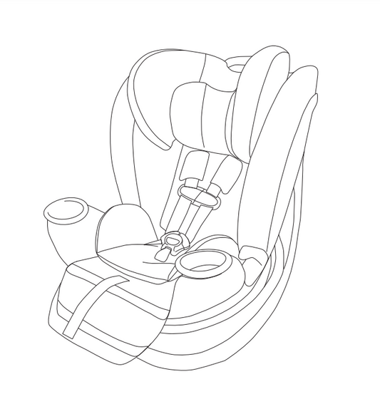 Revolve360 Extend Rotational All-in-One Convertible Car Seat with Quick Clean Cover Support