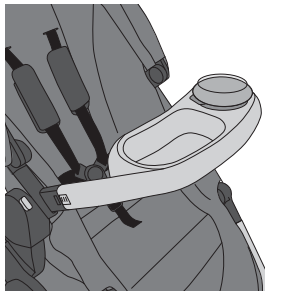 Stroller Child Snack Tray Support