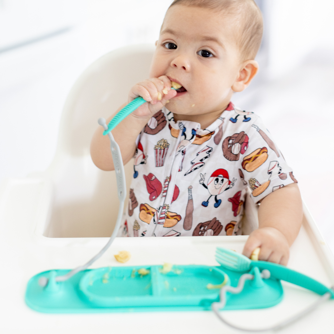Busy Baby Mini Mat with Toy Straps SPEARMINT