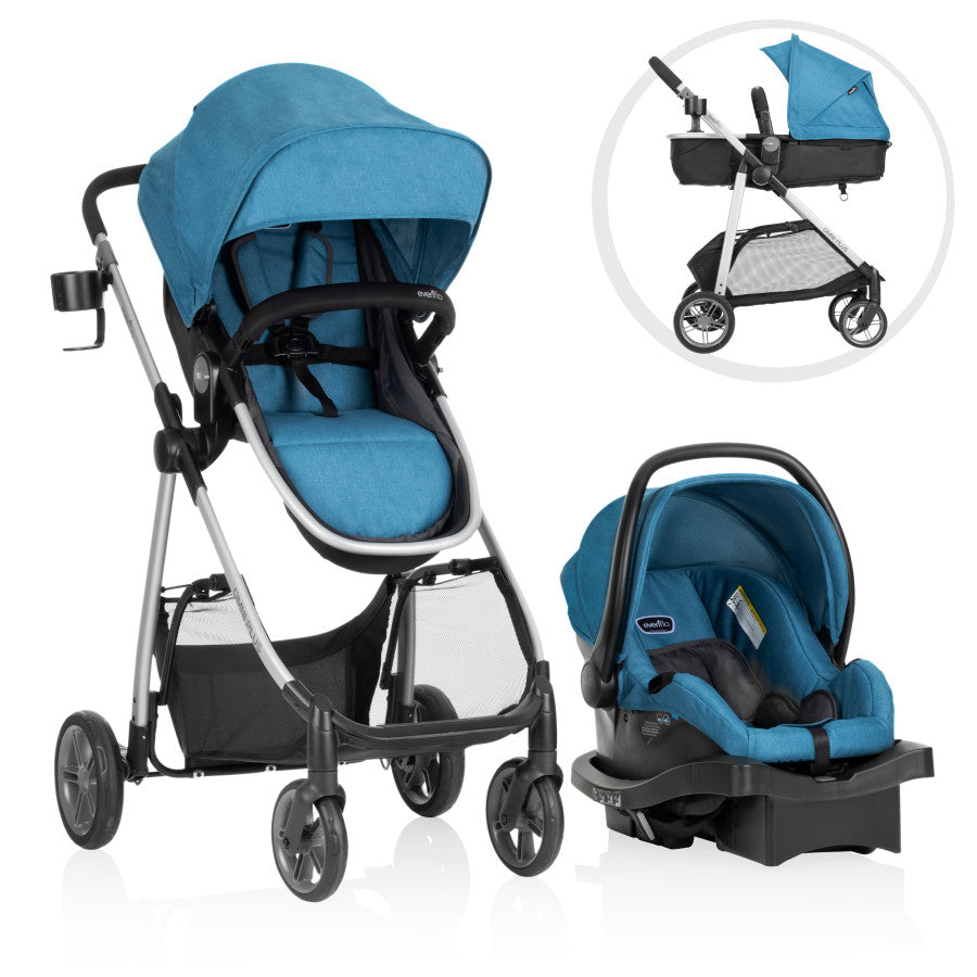evenflo. Evenflo Omni Plus Travel System with LiteMax Infant Car Seat, Hyperion Red, Size: 32 in