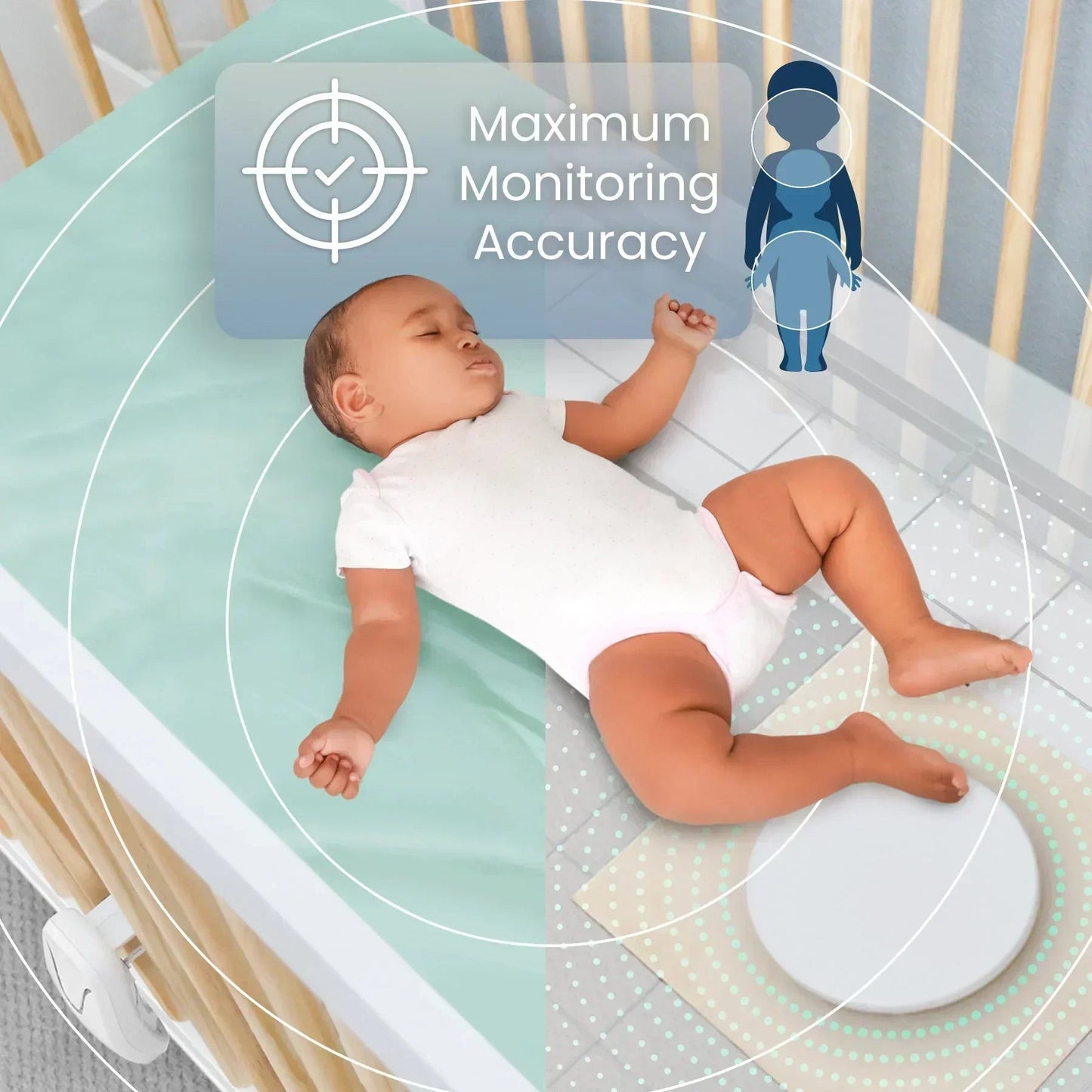 Babysense 7 - Baby Monitor with Breathing Motion Detection & Safety Alerts