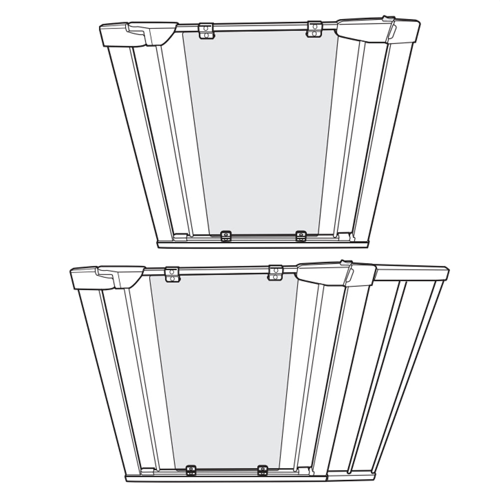 Easy Walk-Thru Clear Gate Support