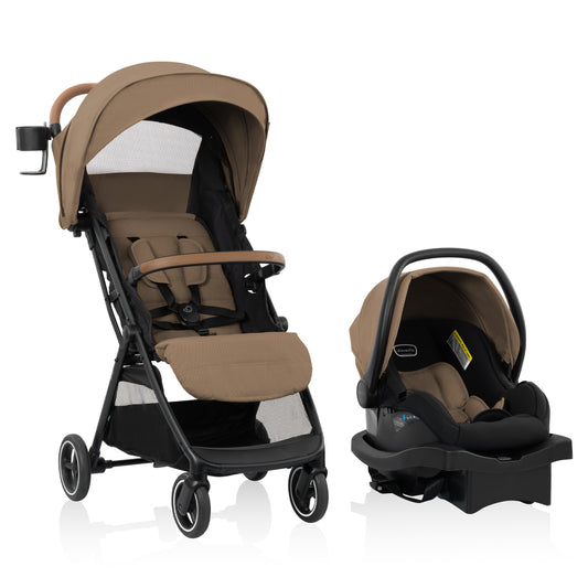 Otto+ Travel System with LiteMax Infant Car Seat (Caramel Tan)