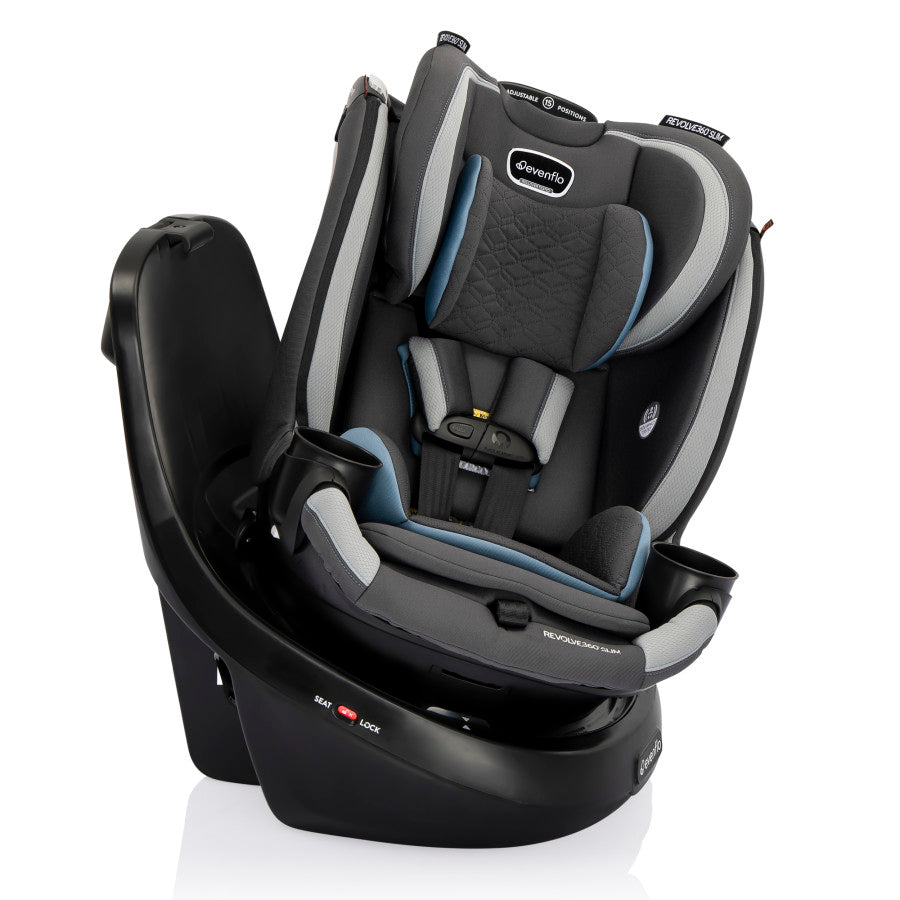 Revolve360 Slim 2-in-1 Rotational Car Seat with Quick Clean Cover