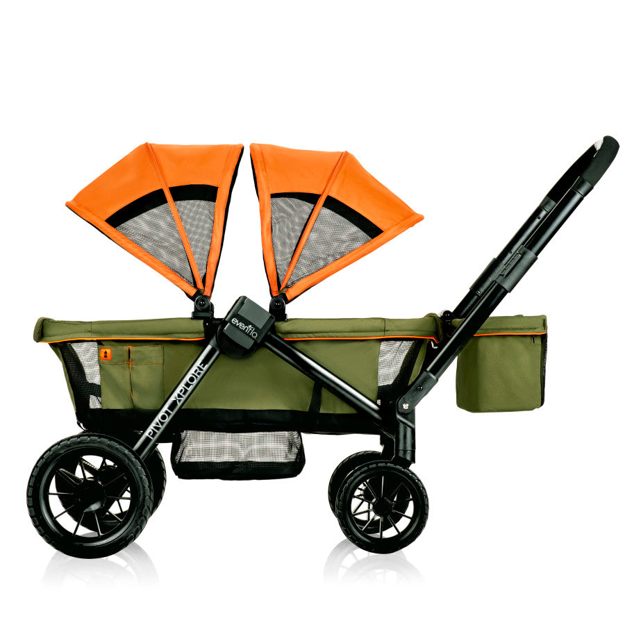Evenflo Pivot Xplore Xplore All-Terrain Stroller Wagon in Ranger Green