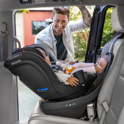 Revolve360 Slim 2-in-1 Rotating Car Seat with Quick Clean Cover - Feature 3