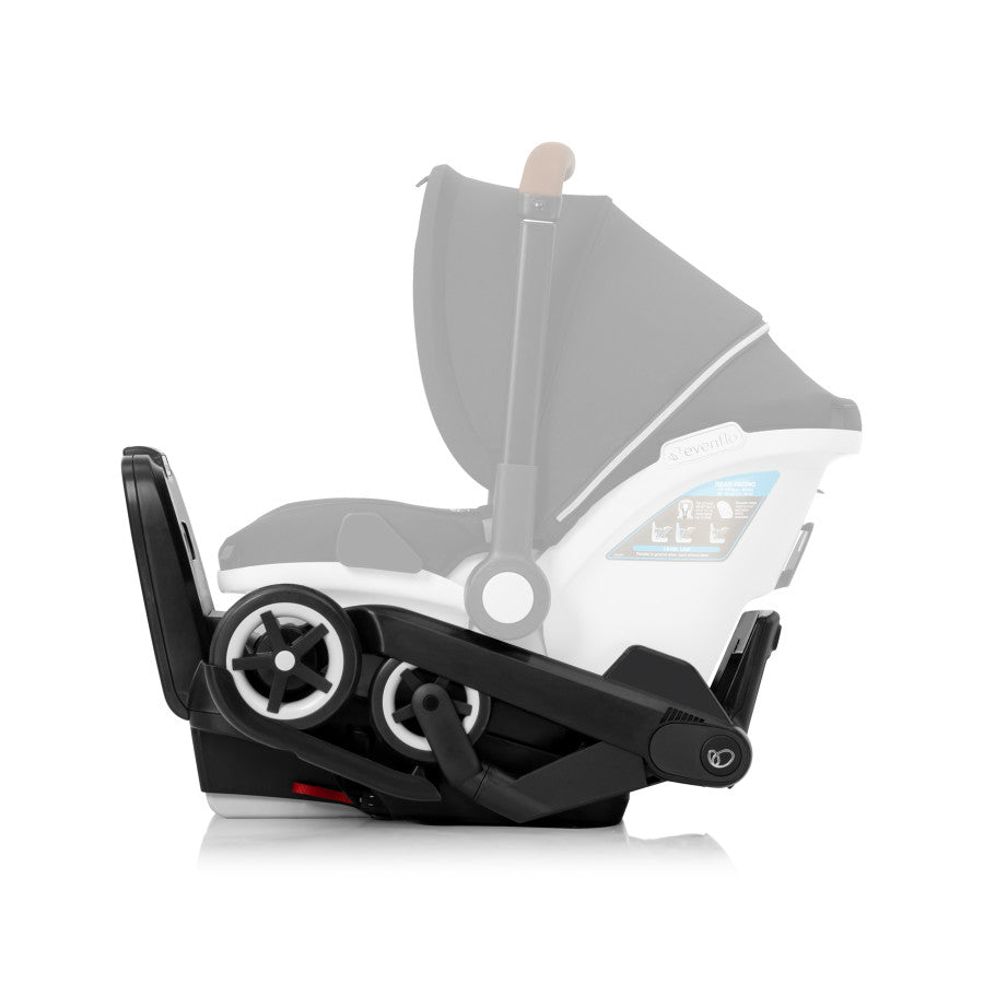 Evenflo Shyft DualRide Infant Car Seat Stroller Combo base