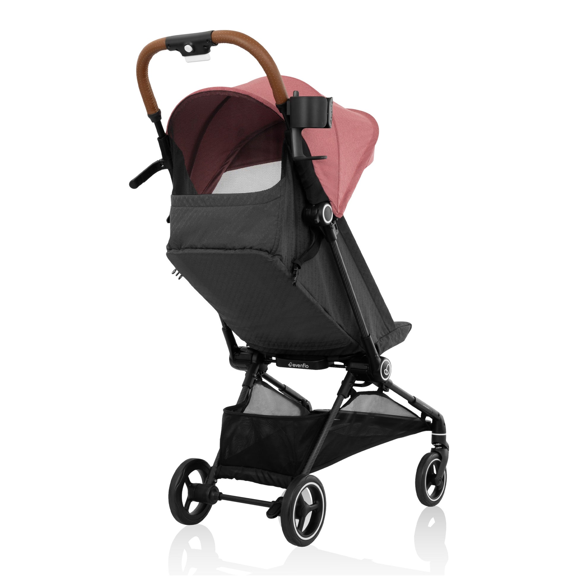 Hummingbird Ultra-Lightweight Carbon Fiber Stroller Calypte Pink side back