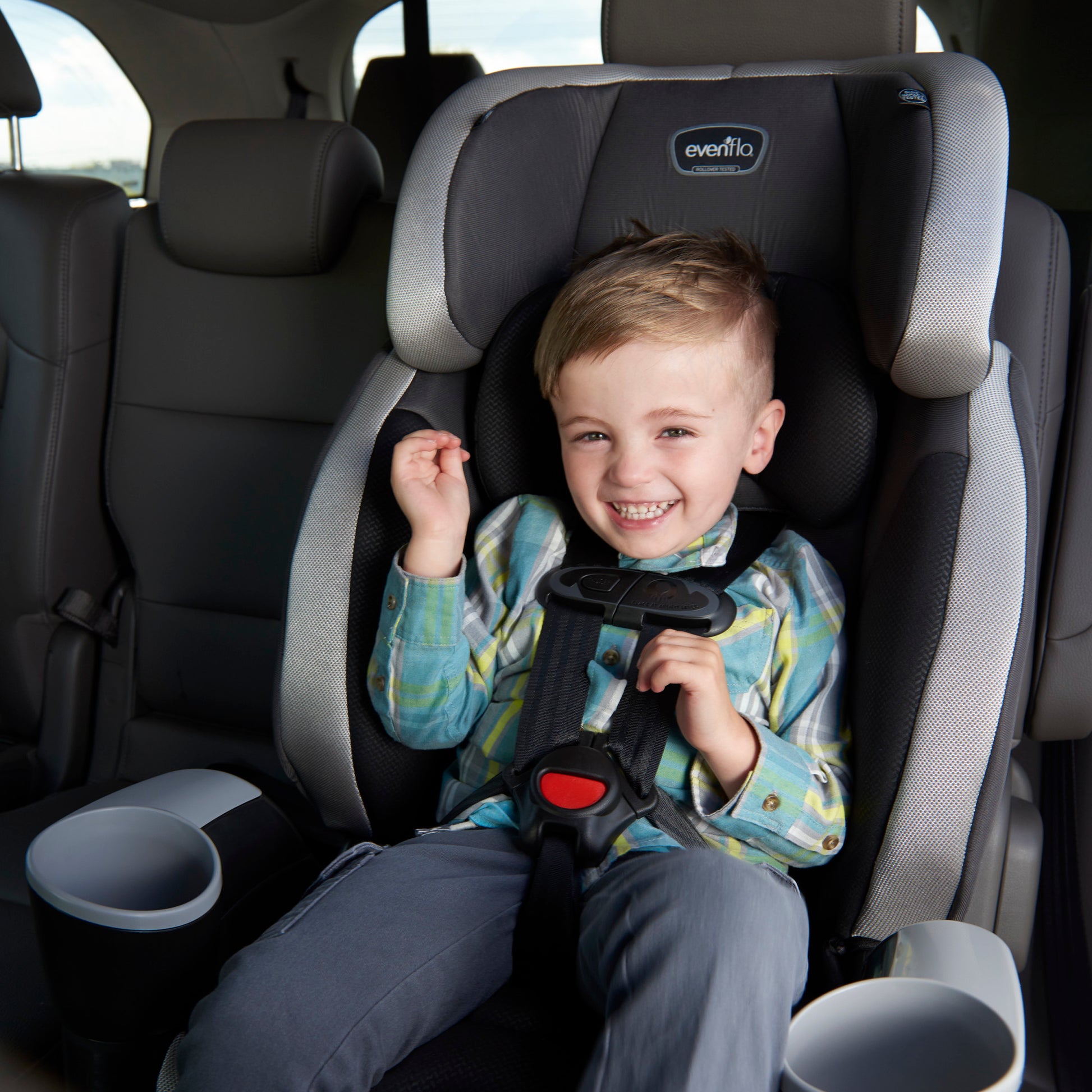 Maestro Sport Booster Car Seat granite gray kid