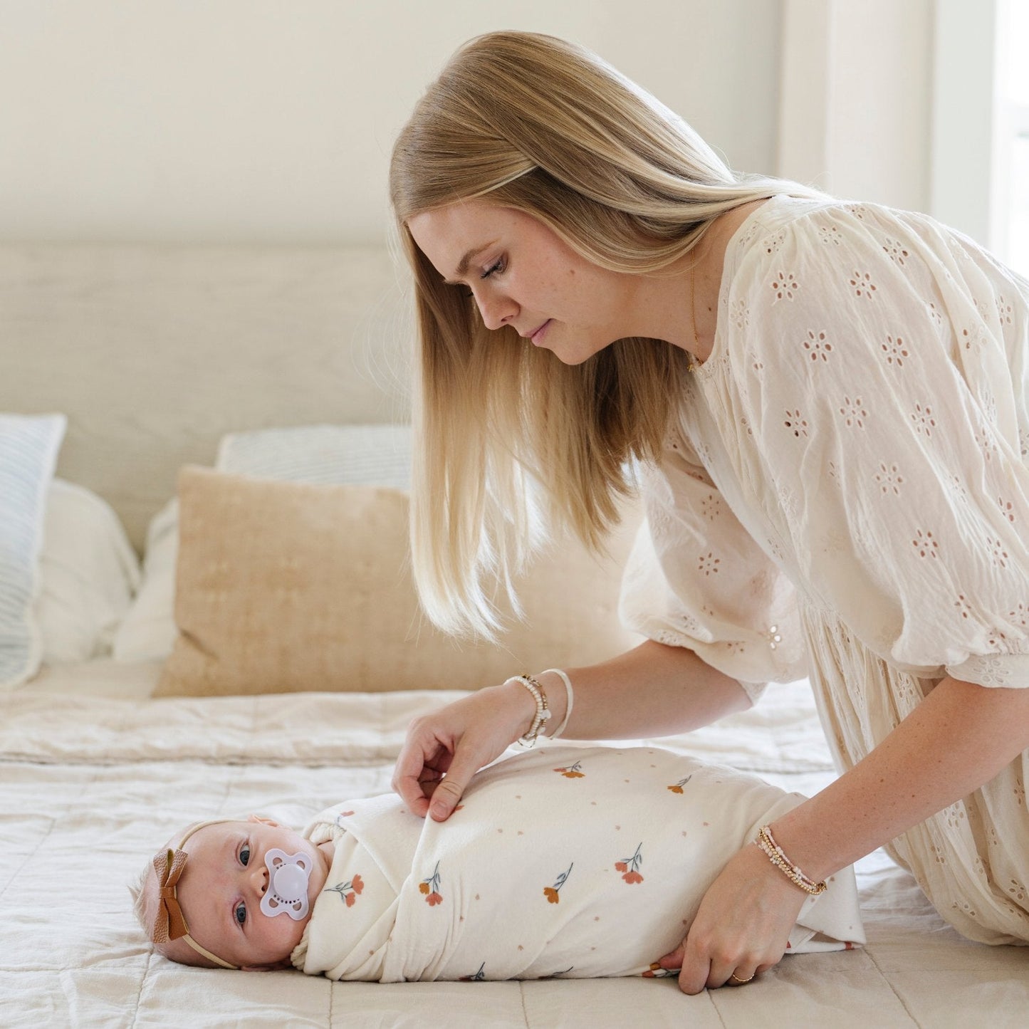 minky stretch luxe swaddle/blanket