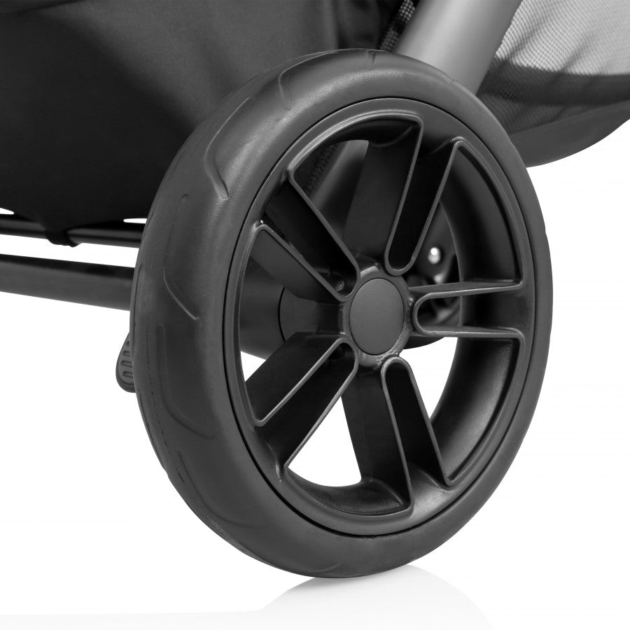 Pivot Suite Modular Travel System with LiteMax Infant Car Seat wheel