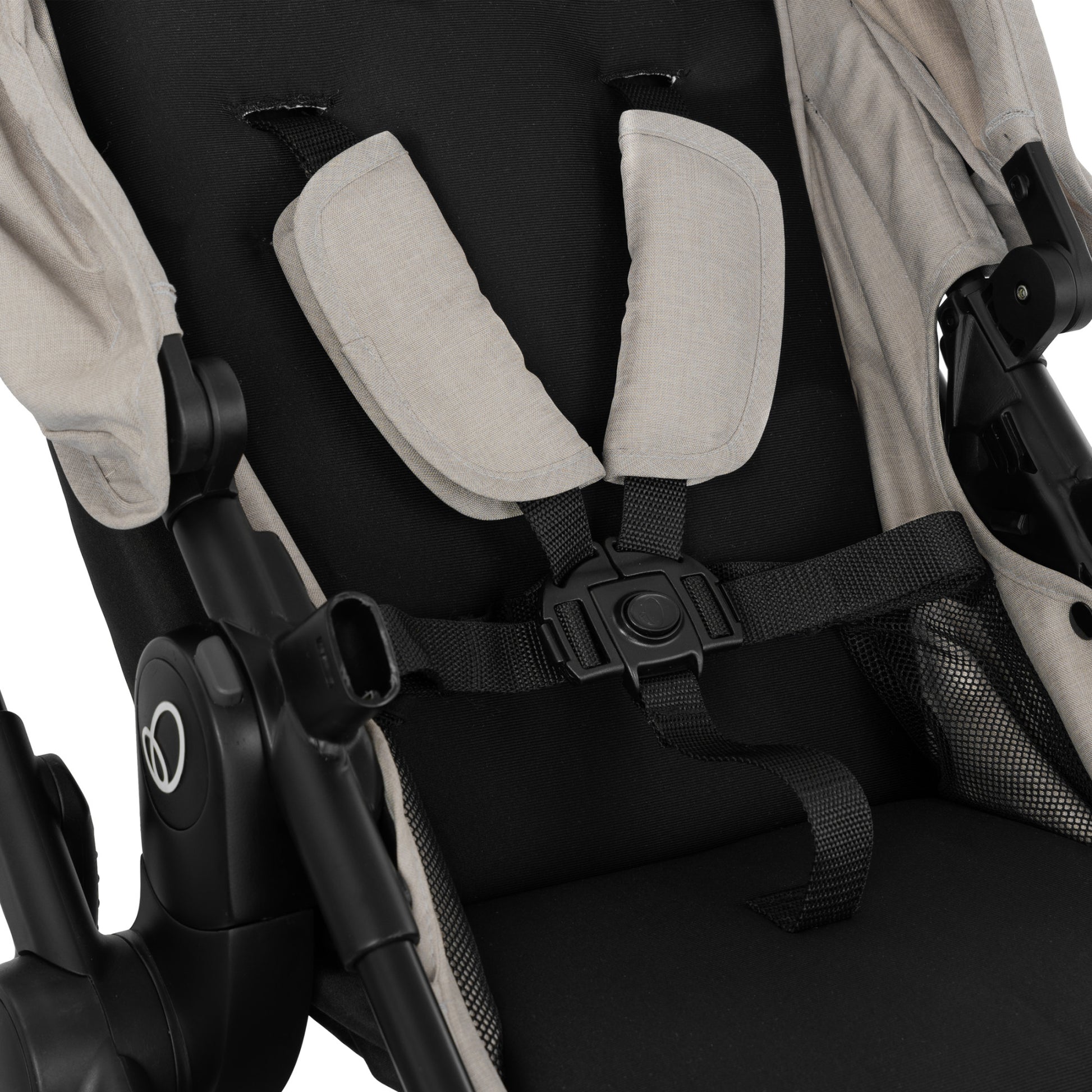 Omni Signature w/LiteMax Sport coastal coffee seat belt