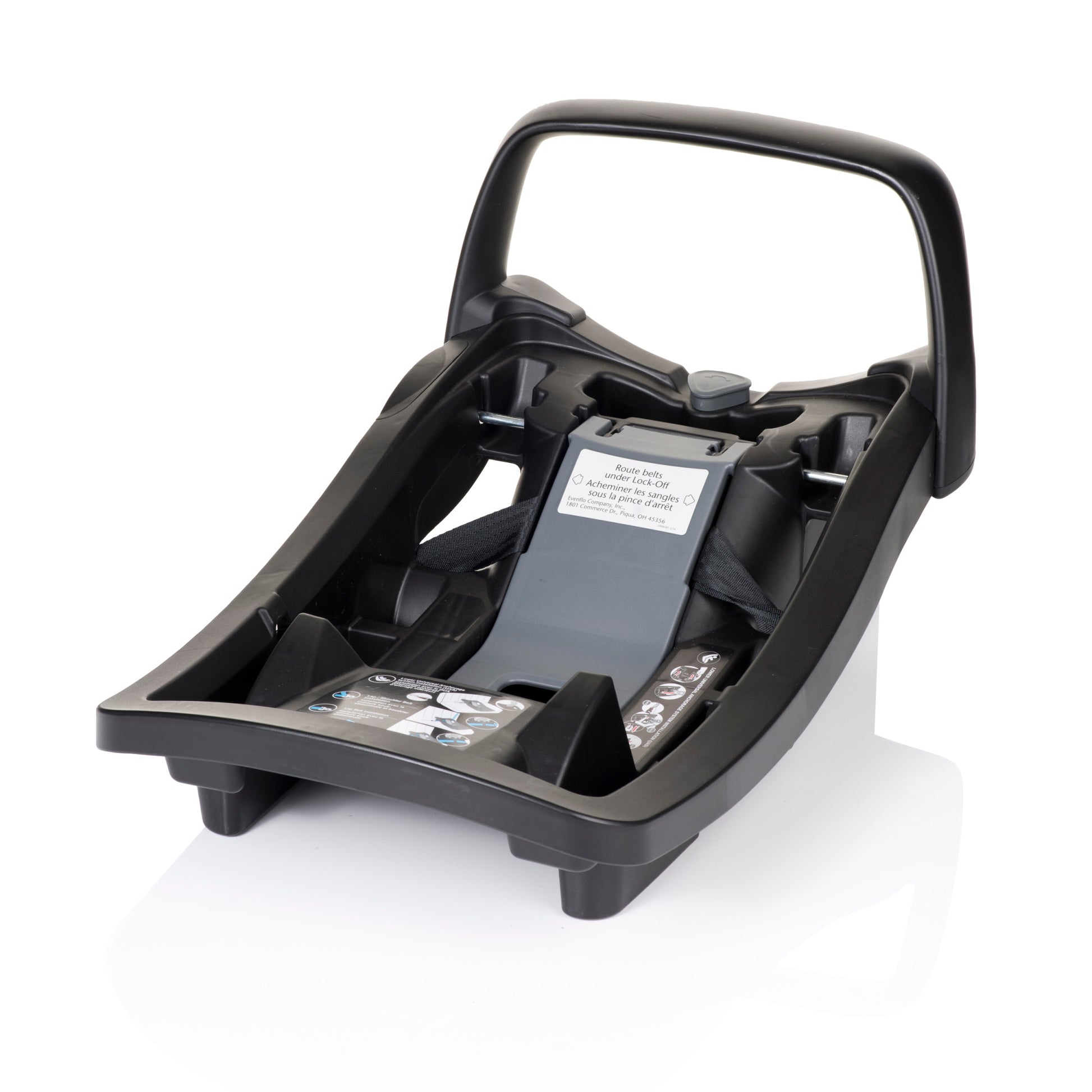 Pivot Modular Travel System with LiteMax Infant Car Seat with Anti-Rebound Bar Oxford Black base