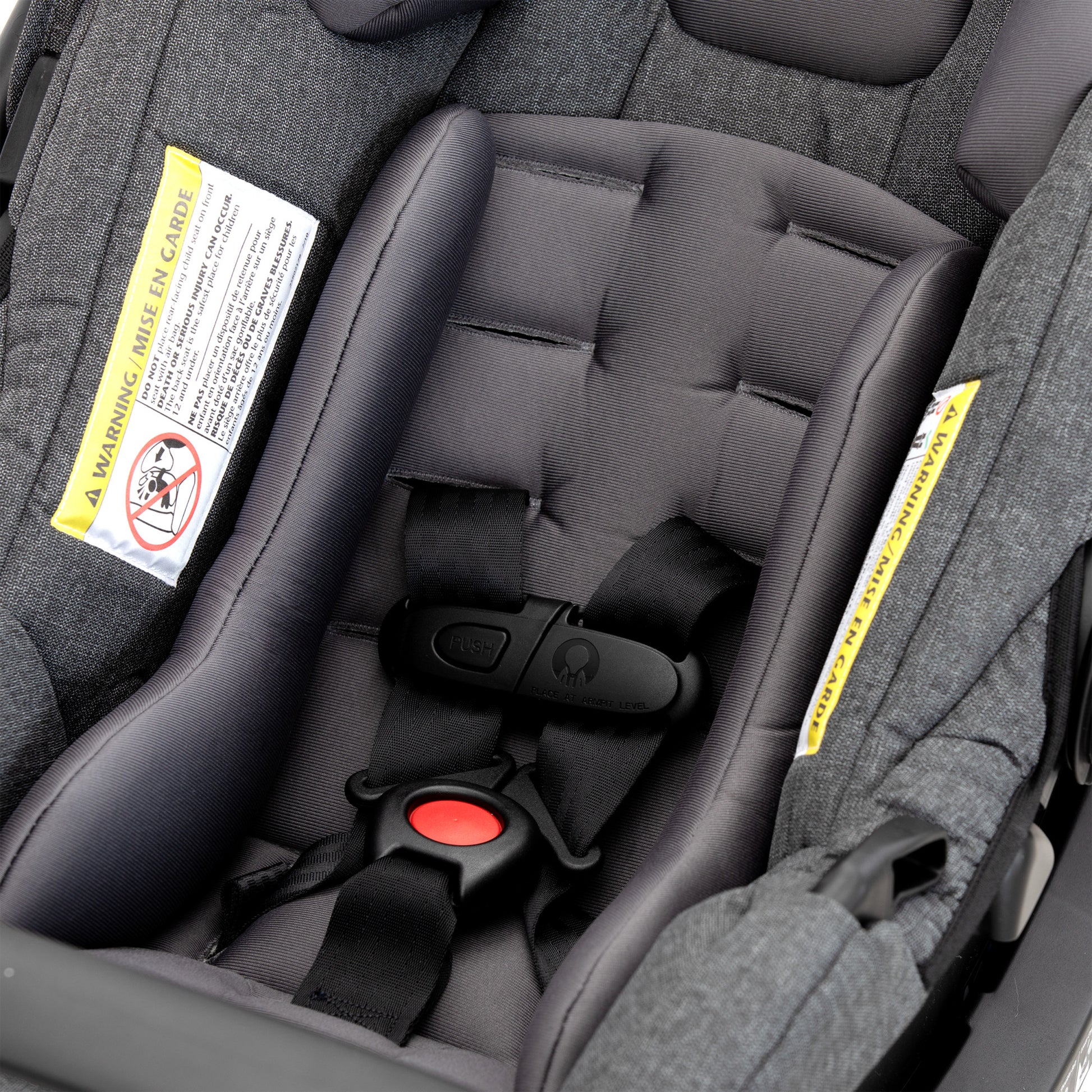 Pivot Xpand Modular Travel System with LiteMax Infant Car Seat Sabino Gray adjust