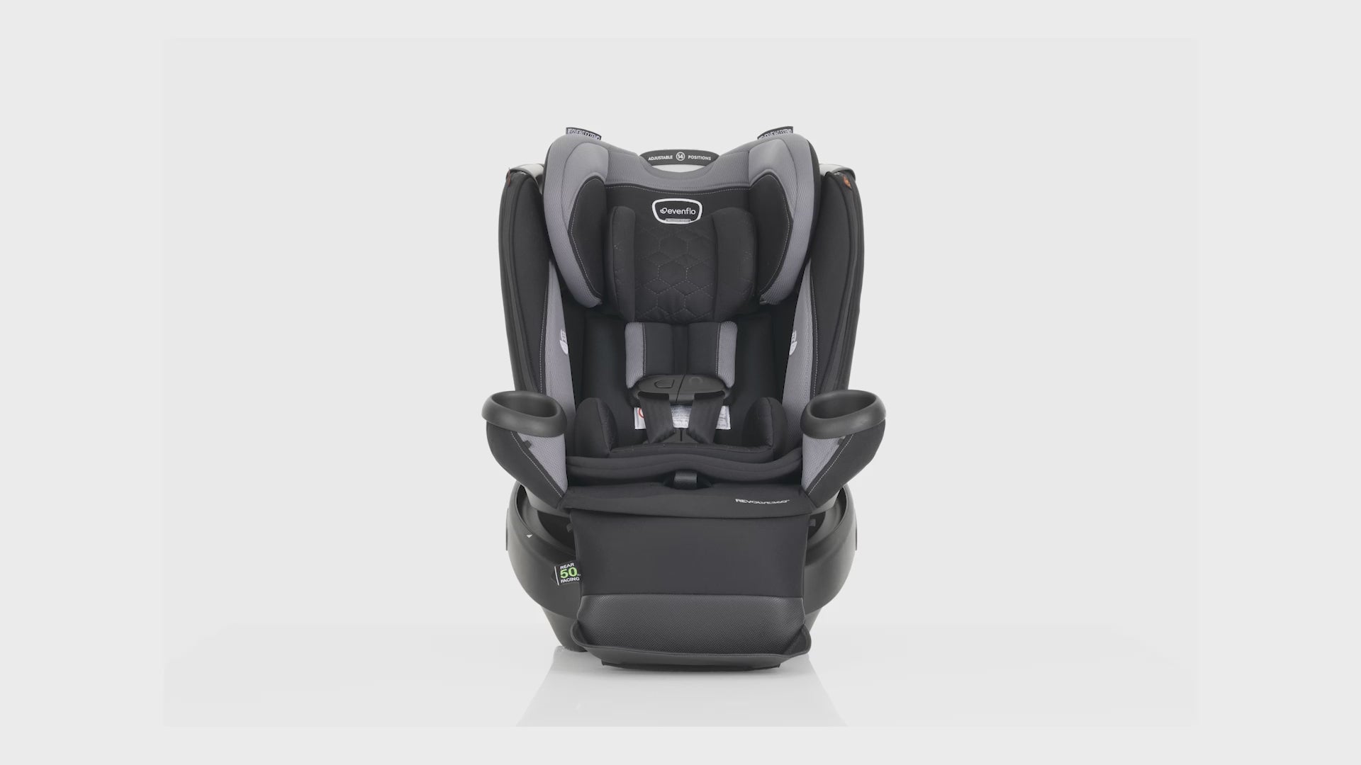 Load video: Video of Revolve 360 Extend Car Seat rotating in 360 degrees.