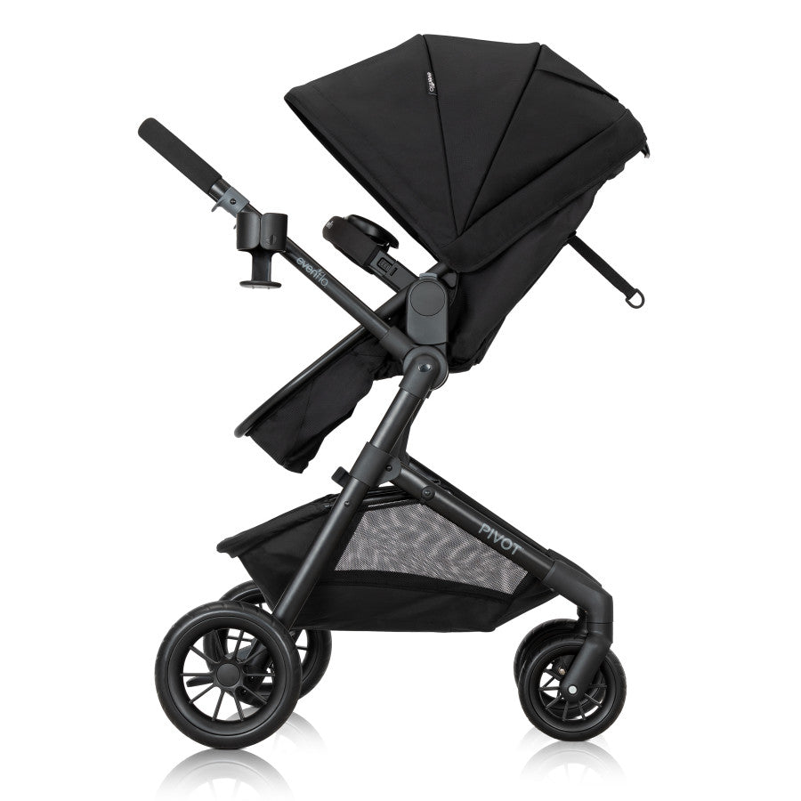 Pivot Modular Travel System with LiteMax Infant Car Seat with Anti-Rebound Bar side 4
