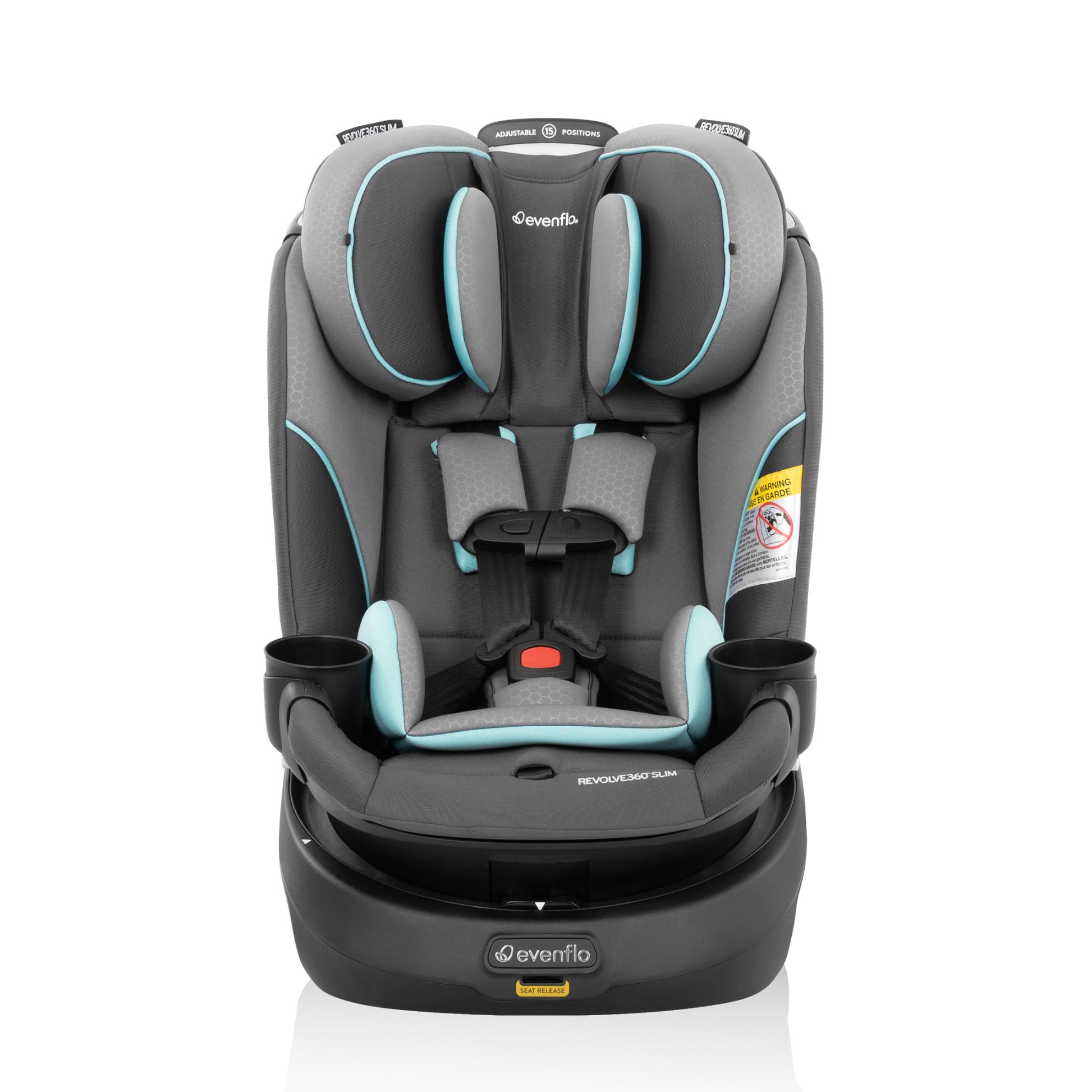 Revolve360 Slim 2-in-1 Rotating Convertible Car Seat front