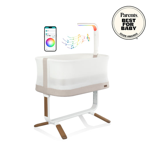 Cora 3-Level Adjustable Bassinet (Coastal Coffee)