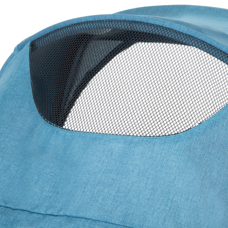 Omni Plus Modular Travel System with LiteMax Sport Rear-Facing Infant Car Seat blue net