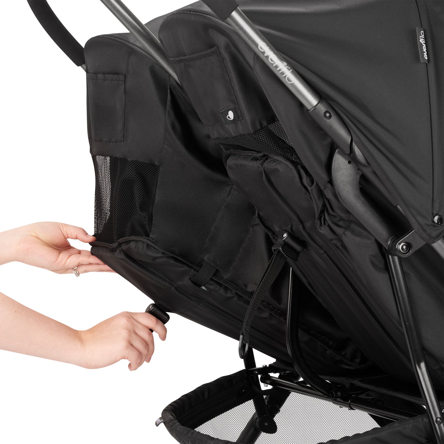 Evenflo Aero² Ultra-Lightweight Double Stroller with independently reclining seats