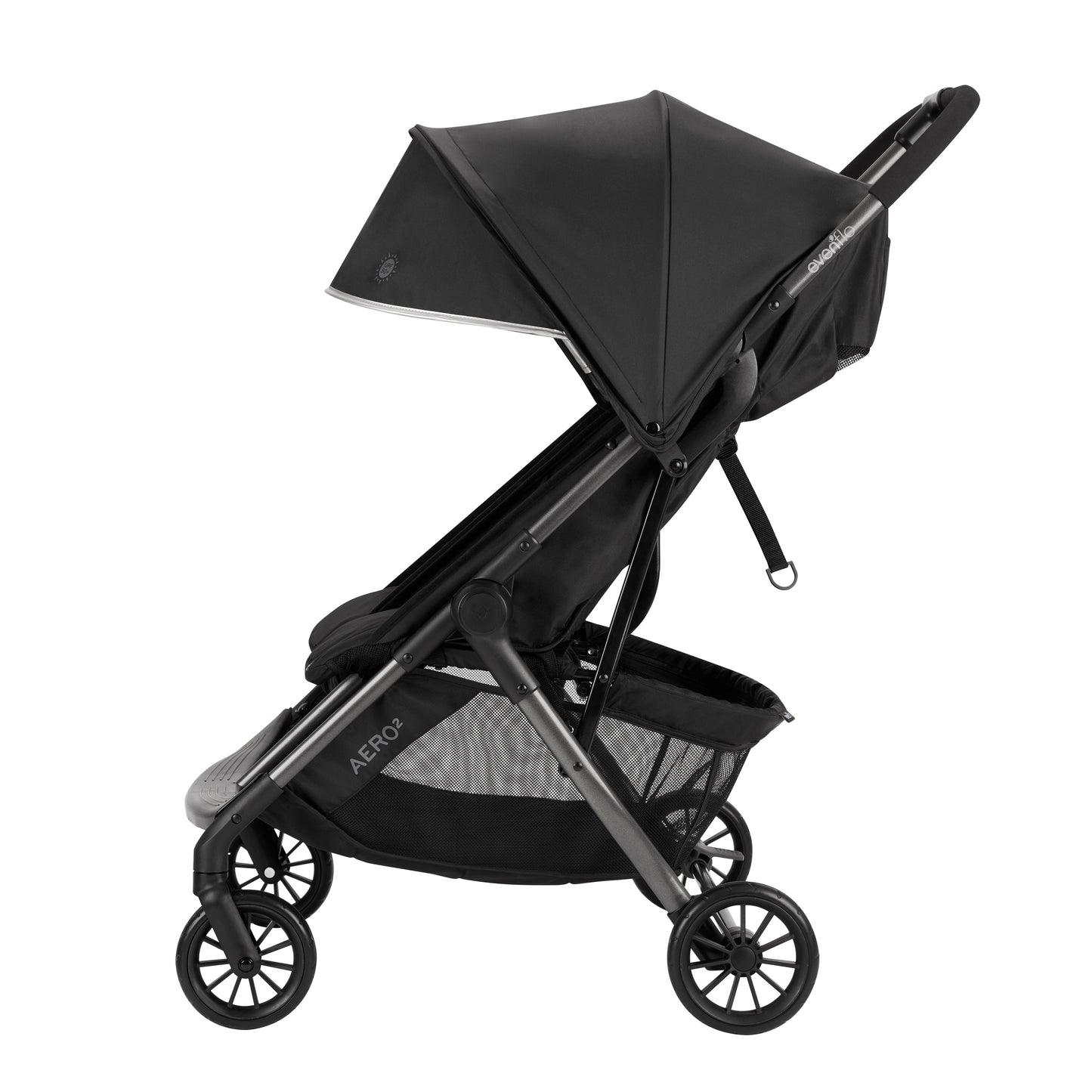 Evenflo Aero² Ultra-Lightweight Double Stroller side view