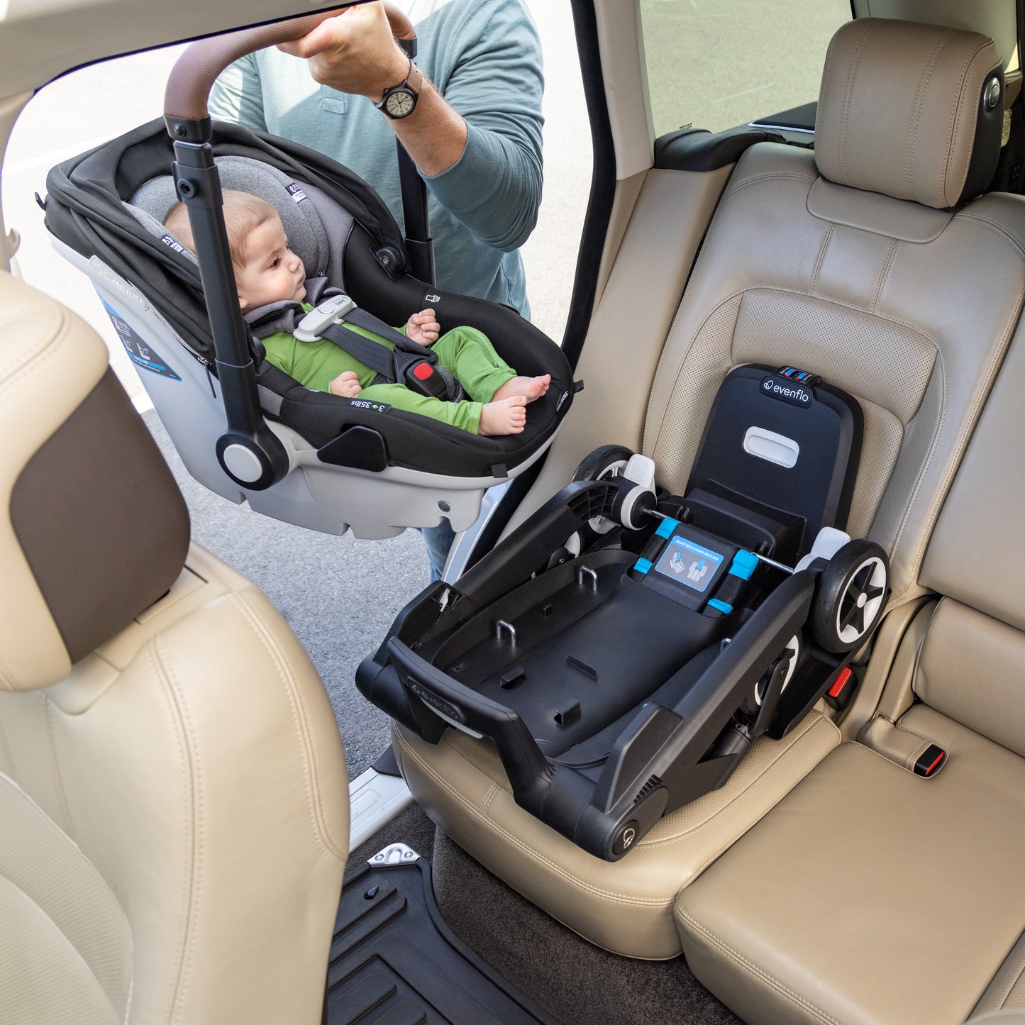 Shyft DualRide with Carryall Storage Infant Car Seat and Stroller Combo