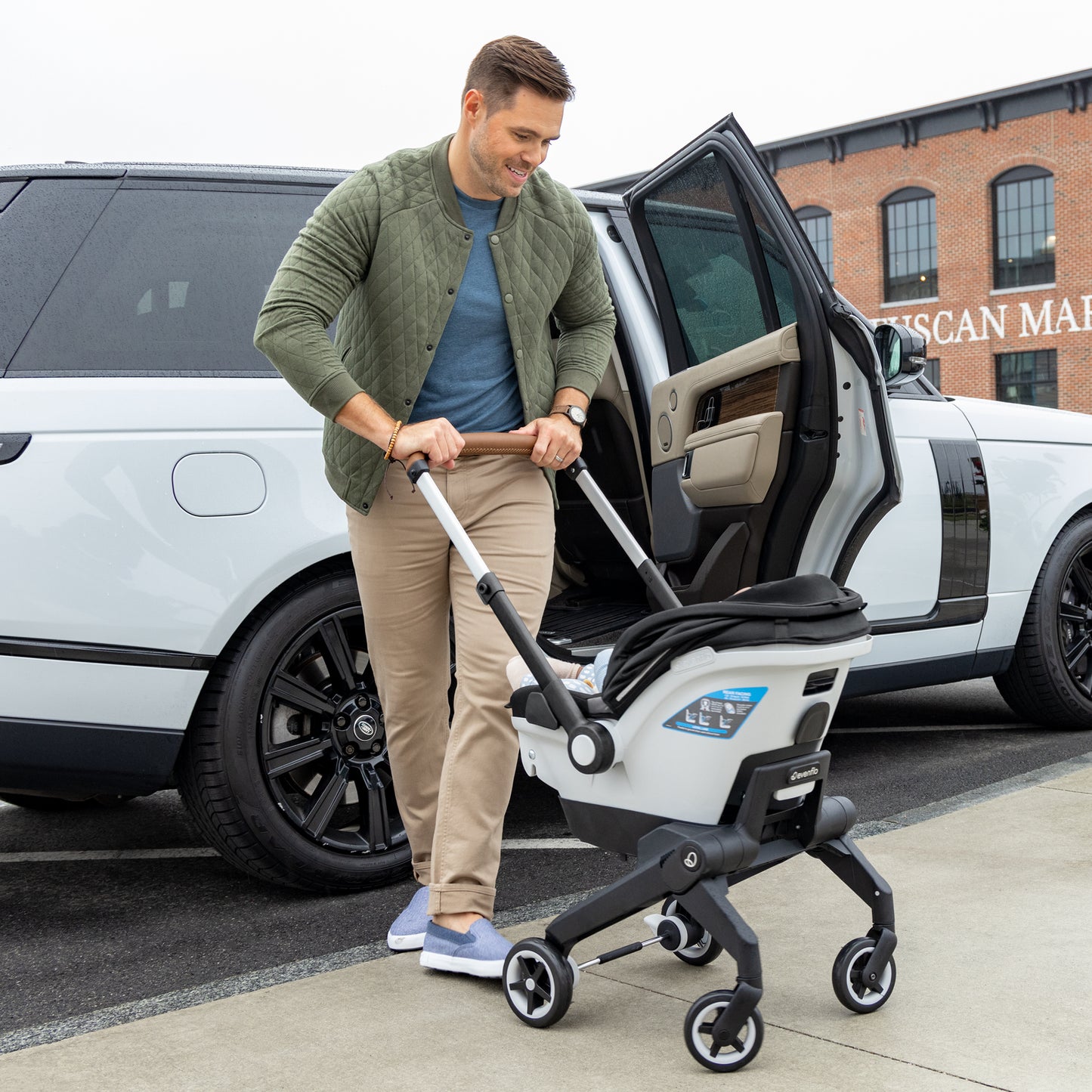 Shyft DualRide with Carryall Storage Infant Car Seat and Stroller Combo