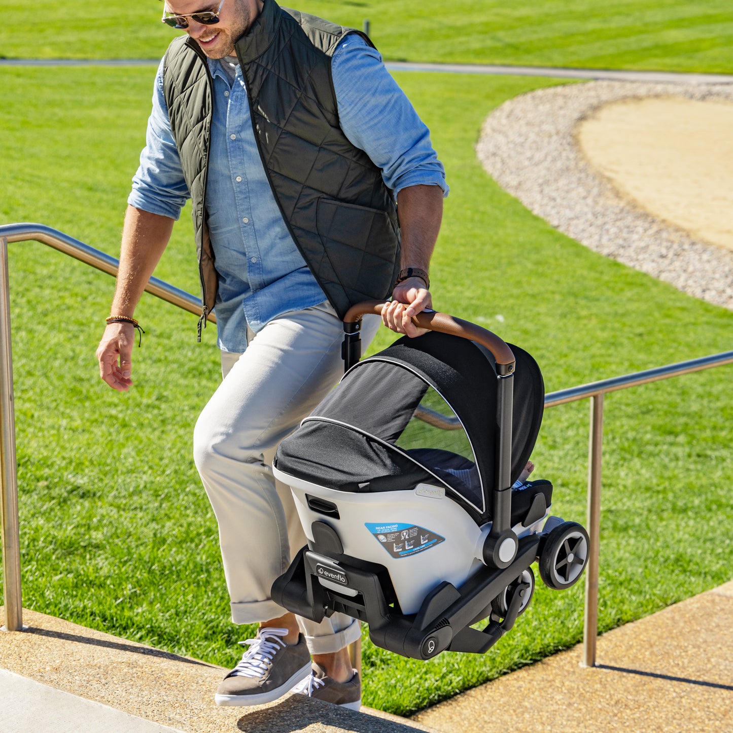 Shyft DualRide with Carryall Storage Infant Car Seat and Stroller Combo