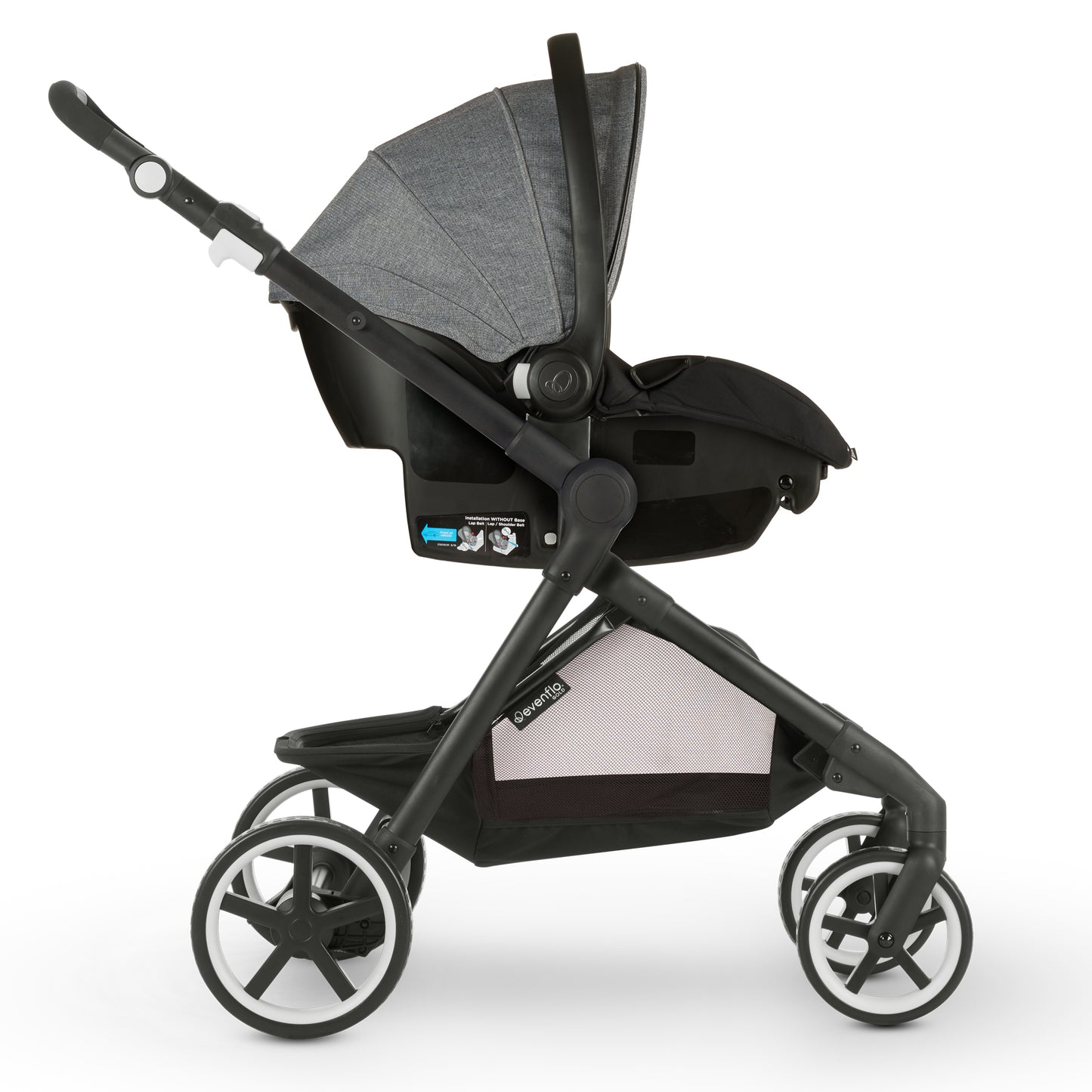 Evenflo Pivot Xpand Travel System forward-facing infant car seat