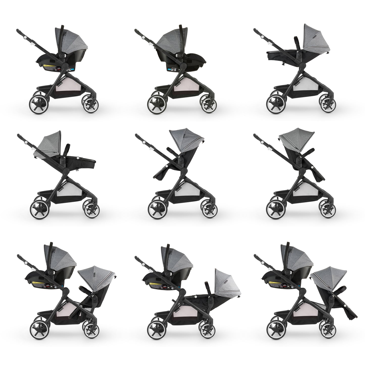 Evenflo Pivot Xpand Travel System 9 modes