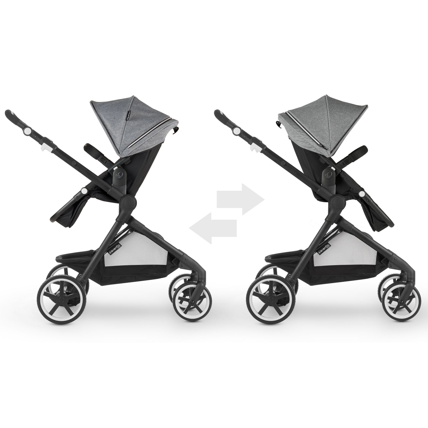 Evenflo Pivot Xpand Travel System toddler mode parent or forward-facing
