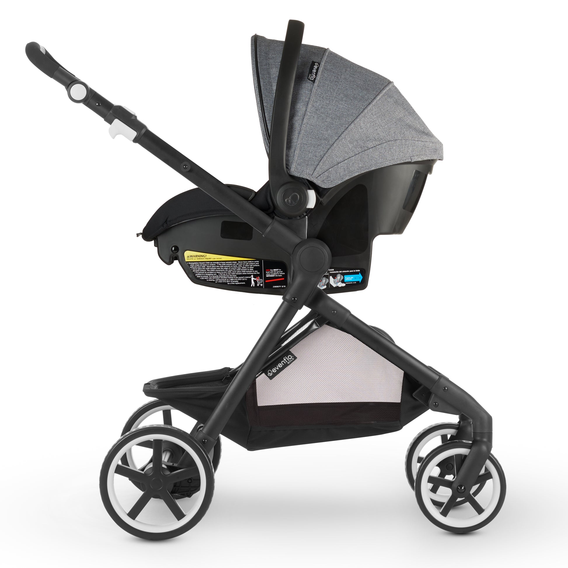 Evenflo Pivot Xpand Travel System parent-facing mode