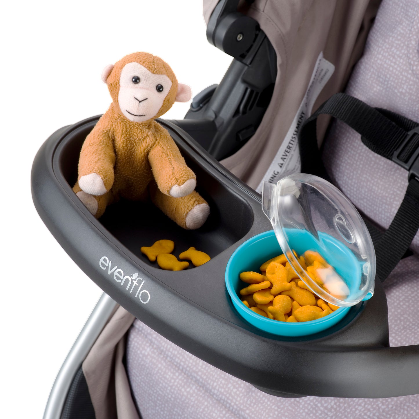 BPA-Free Child Snack Tray with Snack Cup