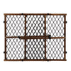 Position & Lock Adjustable Wood Baby Gate