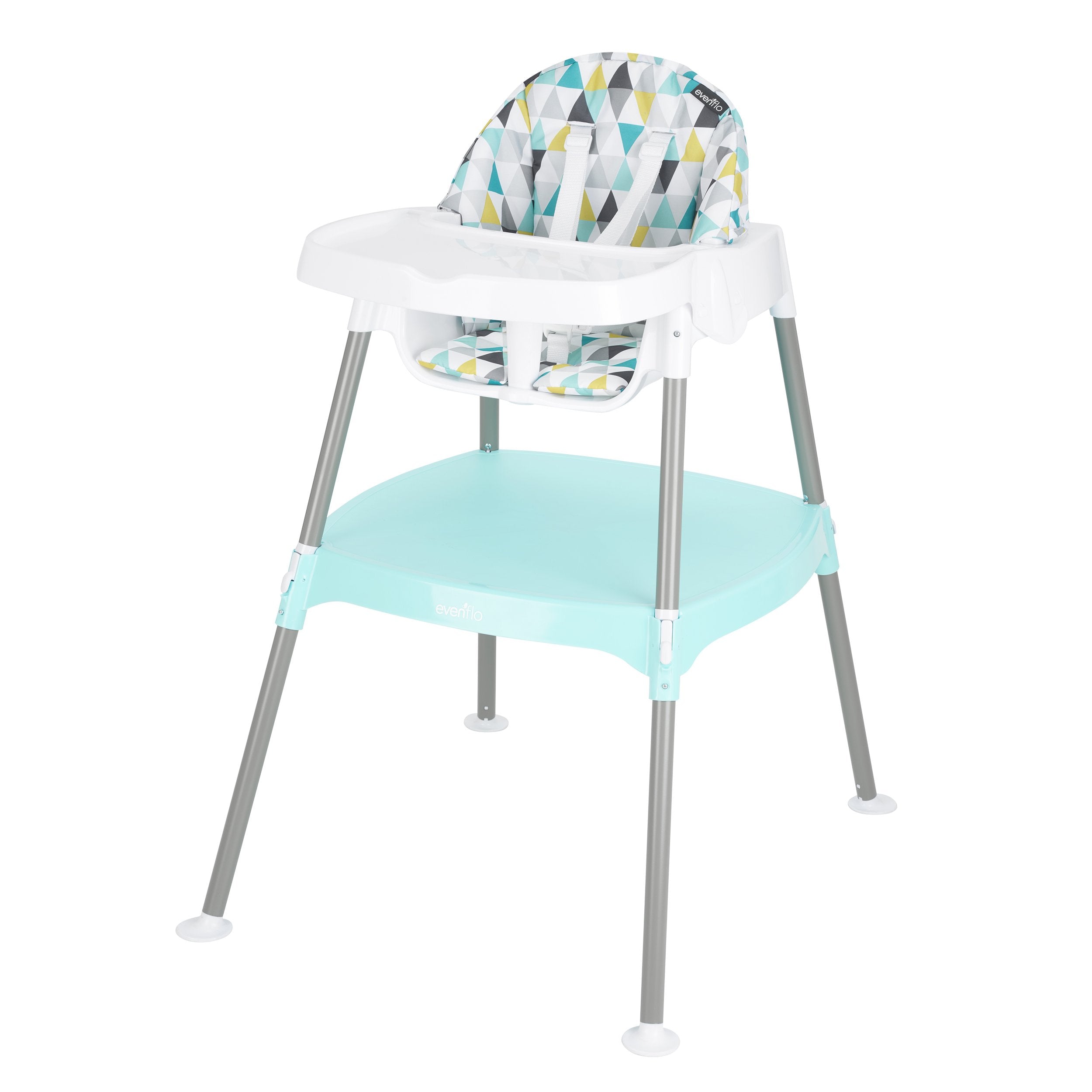 evenflo grow with me high chair Evenflo Eat and Grow 4-in-1 Convertible High Chair, Prism Triangles
