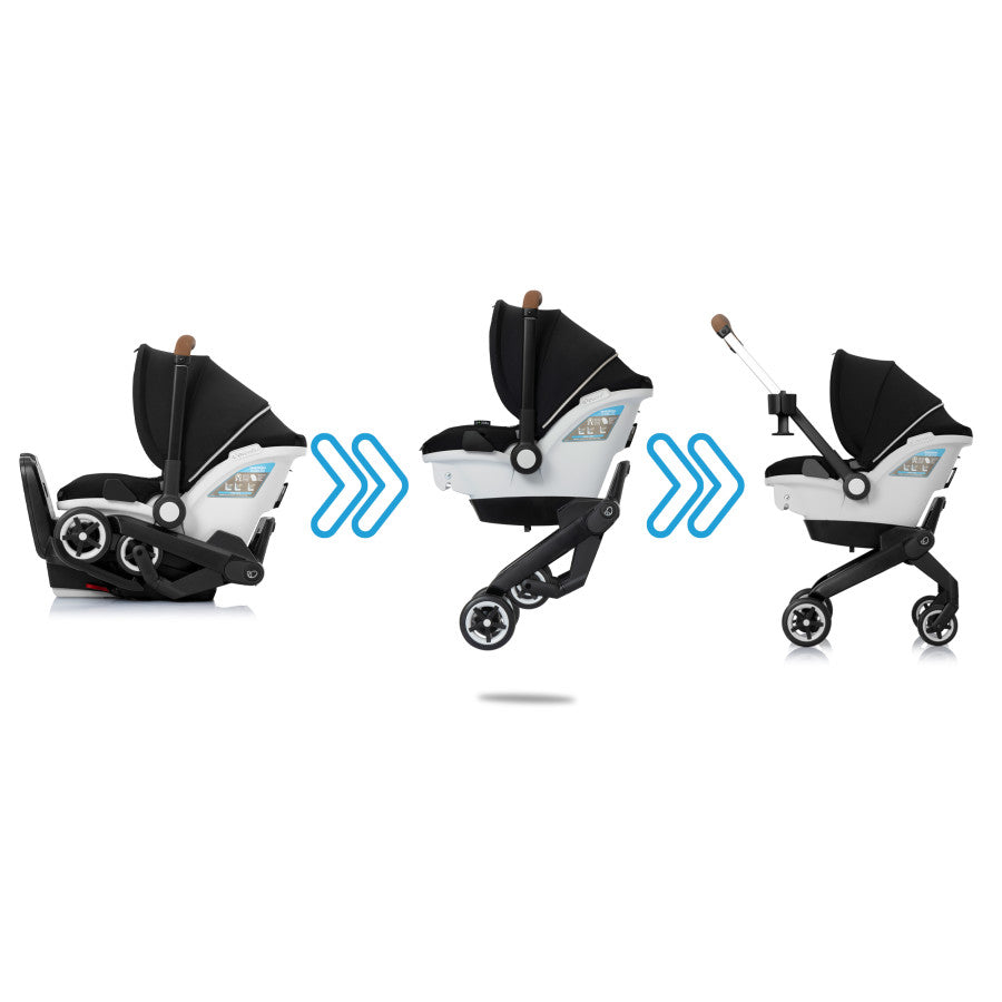 Shyft DualRide Infant Car Seat Stroller Combo with Carryall Storage & Extended Canopy