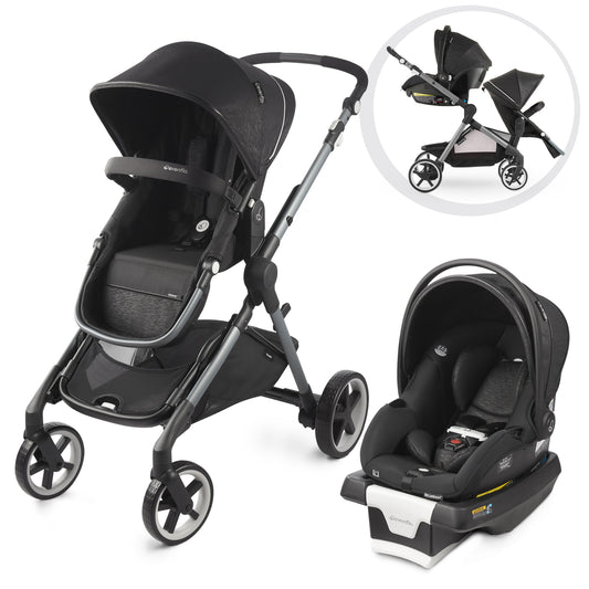 Evenflo Xpand Modular Travel System with LiteMax Infant Car Seat