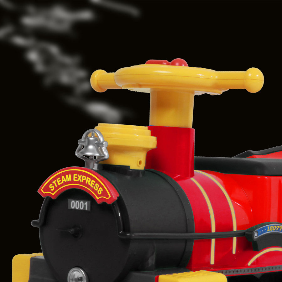 Steam Train 6-Volt Battery Ride-On Vehicle