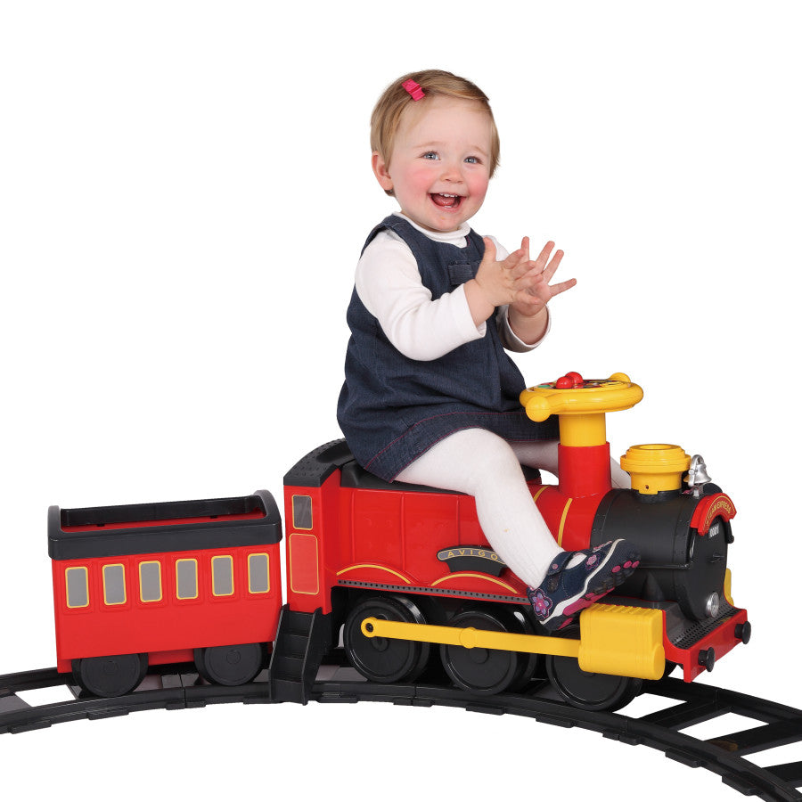 Steam Train 6-Volt Battery Ride-On Vehicle