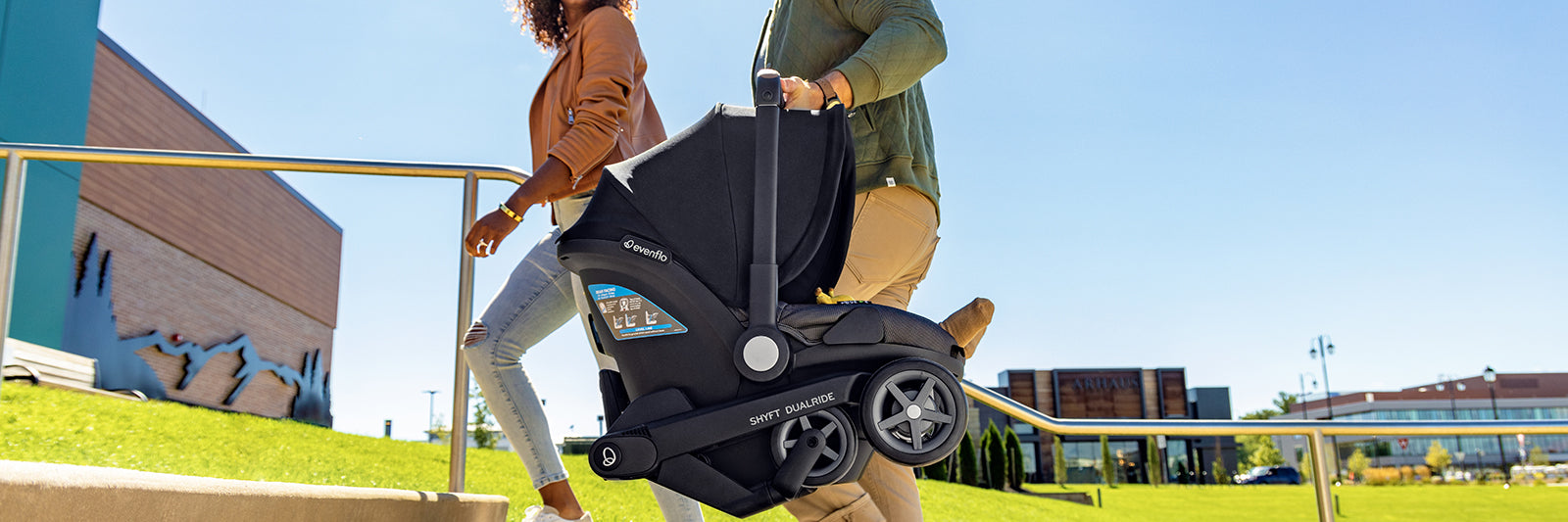 evenflo stroller car seat vs doona