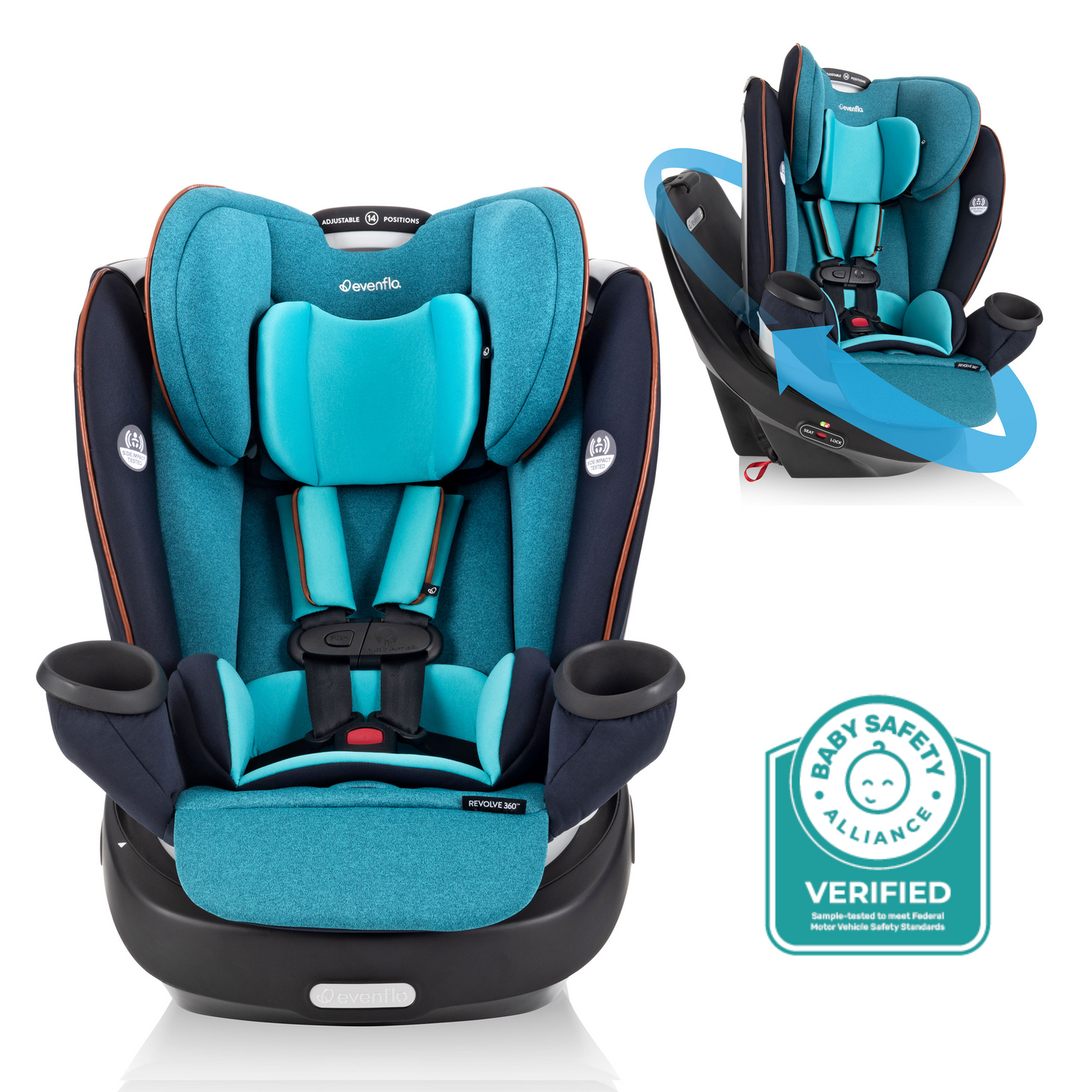 Revolve360 Rotational All-In-One Convertible Car Seat Sale