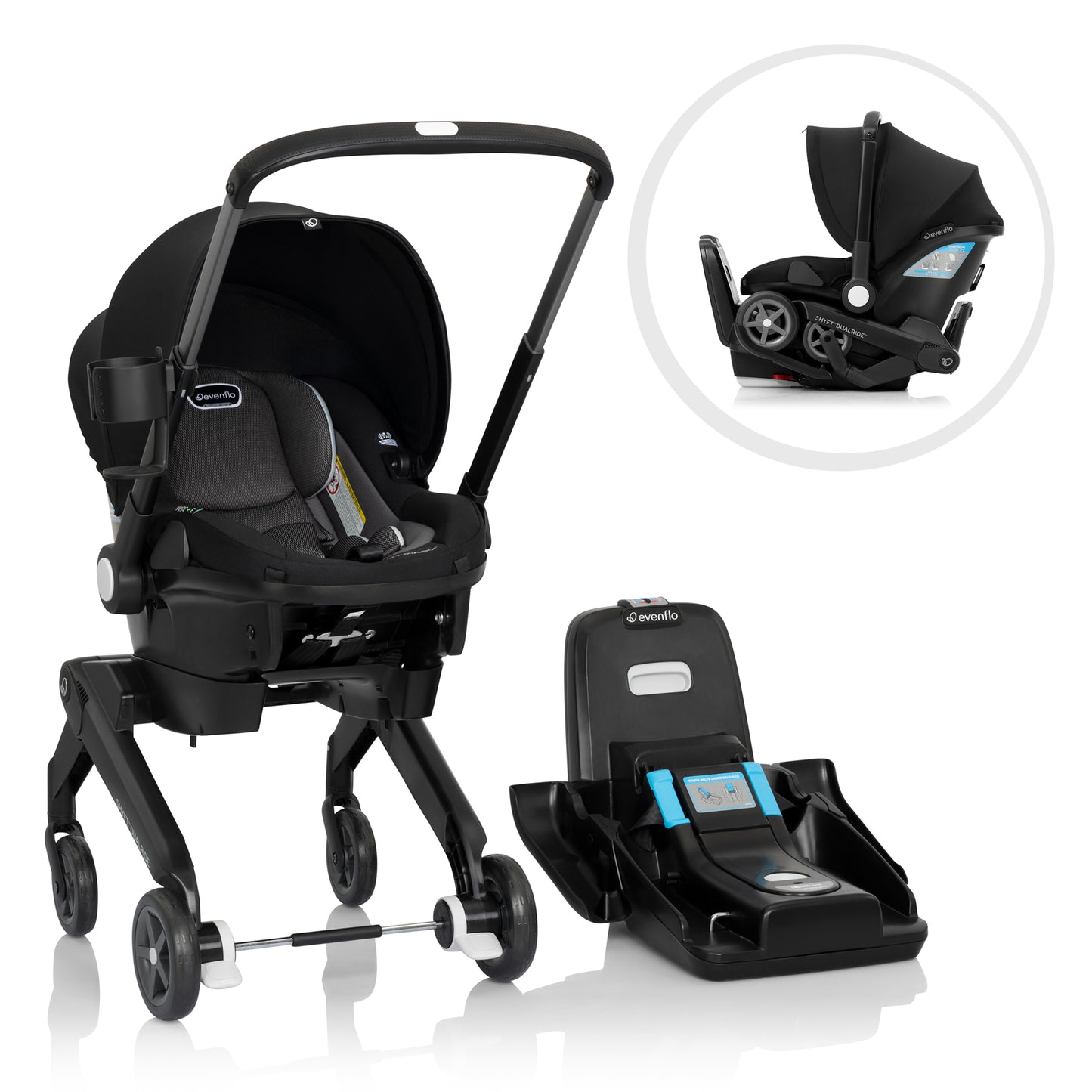 Shyft DualRide Infant Car Seat Stroller Combo - Support