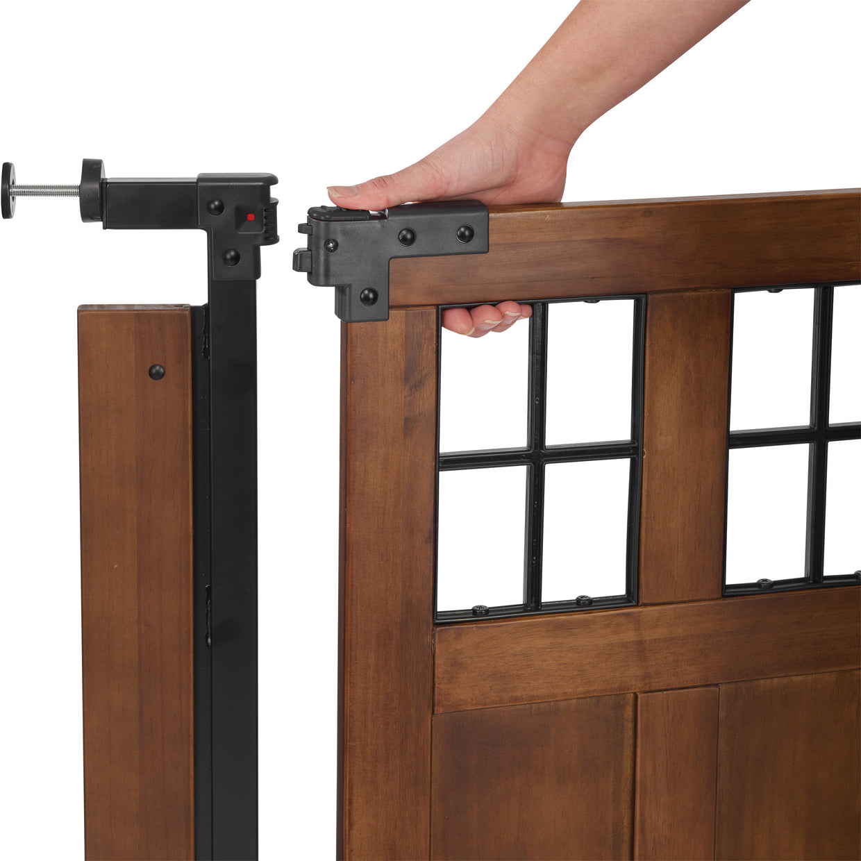 evenflo barn door walk-thru gate installation Barn Door Walk-Thru Gate